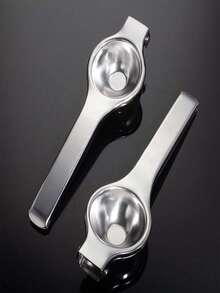 1/2pcs Manual Fruit Juicer, Multi-Function Lemon Squeezer For Pomegranate, Watermelon, Orange, Lemon - Silver - View 8