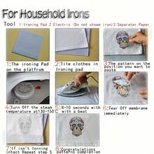 1/2/3pieces Easy To Stick, Mountain Top Wolf Howl - DIY Heat Transfer Patch, Washable, Suitable For T-Shirts, Jeans, Sweaters, Handbags And Pillows - Multicolor - View 11