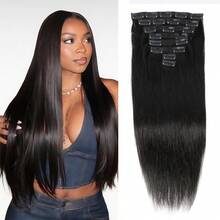 Straight Hair Clip Extension