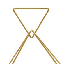 Gold 10-Pack Diamond-Shaped Wedding Centerpiece, Iron Plastic Spraying Flower Holder, 5.5lbs Load, For Party Photo Booth Decor - Vàng - Xem 7