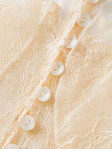 Women's Boho Lace Cami Top Elegant Ruffle Spaghetti Strap Tank Top Flowy Summer Camisole  Beach Vacation Top - Apricot - View 8