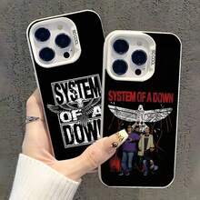 Funda de teléfono S-System of a Down Rock para 17,16,15,14,13,12,11,Pro,Max,Plus, cubierta blanca mate a prueba de golpes - z8 - Ver 1