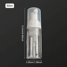 1pc/2pcs 30ml/40ml/50ml/60ml/80ml Mousse Foaming Bottle, Foaming Face Wash Refillable Bottle, Cosmetic Refill Bottle - White - View 18