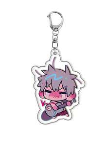 5厘米亚克力双面动漫钥匙扣，精致动漫周边，适合作为学生礼物、生日礼物、节日礼物 - 彩色 - 查看 27