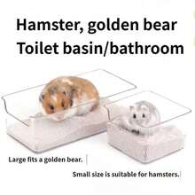 Hamster Toilet Basin, Bathroom Sand Litter Box For Hamsters, Fine Sand Bedding And Supplies For Small Pets, Odor Control And Antibacterial Properties For Rabbits, Multiple Sizes Available. - Style A - View 5