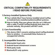 This 2-In-1 CarPlay Adapter Converts A Wired Apple CarPlay Adapter Into A Wireless One. It Comes With Both USB And USB-C Extension Cables And Is Compatible With Apple CarPlay 6, IOS 10, And Android 11 And Above. Two Adapter Cables Are Included, But The Adapter Itself Is Not. - Q1J - View 6