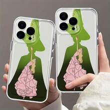 Wicked: Chica Popular y Burbuja. Esta elegante funda es compatible con los modelos  16, 15, 14 Pro Max, 13, 12, 11, XR y XS Plus. Fabricada en silicona TPU, ofrece protección contra golpes y caídas, además de una sensación superior. Es un regalo ideal para familiares, amigos y seres queridos, y una opción perfecta para Navidad.fundas para  13,funda  13,funda  16,fundas ,funda  15,funda para ,fundas para  16,fundas  11,fundas  15,funda  17,protector para ,funda  14,fundas  12,fundas  14,funda  17 pro max,fundas  13,fundas>,bruja,Reina de hielo - transparente - Ver 4