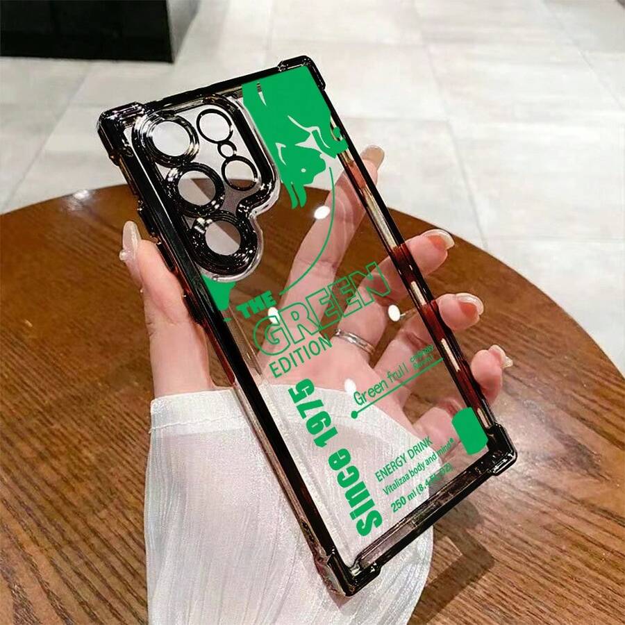 Funda de teléfono compatible con para S25 S24 S23 S22 S21 S20 FE S20 Ultra A03s A04E/M04 A05s A06 4G A13 4G A15 4G/5G A25 5G A32 4G A55 5G A03 A04 A05 A12/M12 4G A13 5G/A04S A16 4G/5G A35 5G S20 S20 Plus A34 S21 FE Ultra Plus 4G 5G funda trasera transparente y suave a prueba de golpes - Colores mixtos - Ver 1
