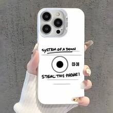 Funda de teléfono S-System of a Down Rock para 17,16,15,14,13,12,11,Pro,Max,Plus, cubierta blanca mate a prueba de golpes - z2 - Ver 11