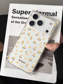 JKA A Mobile Phone Case With A Full Screen Of Small Yellow Floral Patterns  Compatible With Iphone Phone17promax/17pro/17Air/17/16promax/16/16pro/16plus/15/15pro/15promax/12/13/14promax/Xs/Xr/12pro/12promax/13pro/13promax/14pro/14promax/14plus Fashionable And Attractive. It Is The Best Choice As A Gift For Friends. - 無色 - 查看 1