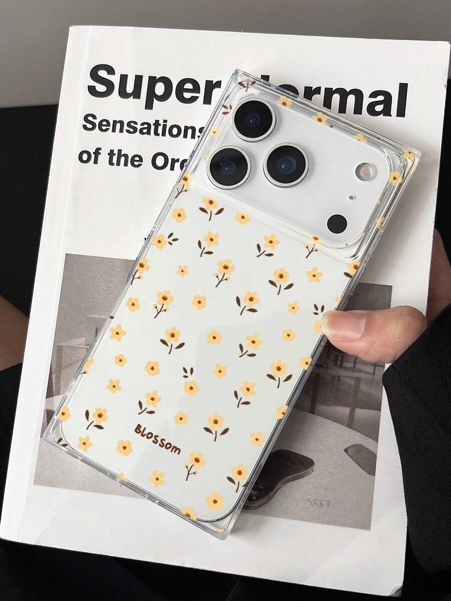 JKA A Mobile Phone Case With A Full Screen Of Small Yellow Floral Patterns  Compatible With Iphone Phone17promax/17pro/17Air/17/16promax/16/16pro/16plus/15/15pro/15promax/12/13/14promax/Xs/Xr/12pro/12promax/13pro/13promax/14pro/14promax/14plus Fashionable And Attractive. It Is The Best Choice As A Gift For Friends. - 無色 - 查看 1