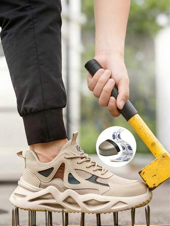 Zapatos con puntera de acero para hombres, ligeros y suaves, botas de trabajo duraderas e indestructibles para mujeres, cómodas y antideslizantes, ideales para sitios de construcción, jardinería, almacenes, mantenimiento diario, talleres de forja al aire libre, protección contra perforaciones y calzado deportivo, regalo ideal para familiares y amigos