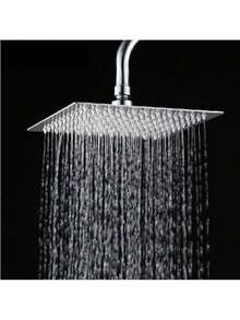 8 Inch Stainless Steel High Quality Square Top Rainfall Shower Head Big Round Shower Head - Silver - View 3