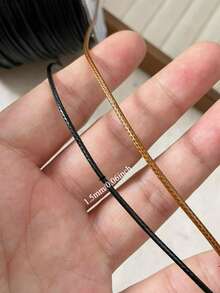 0.5毫米/0.8毫米/1.0毫米/1.5毫米/2.0毫米蜡绳，适用于编织手链、项链和吊坠，工艺用品，编织绳配件，编织绳工艺品 - 彩色 - 查看 7