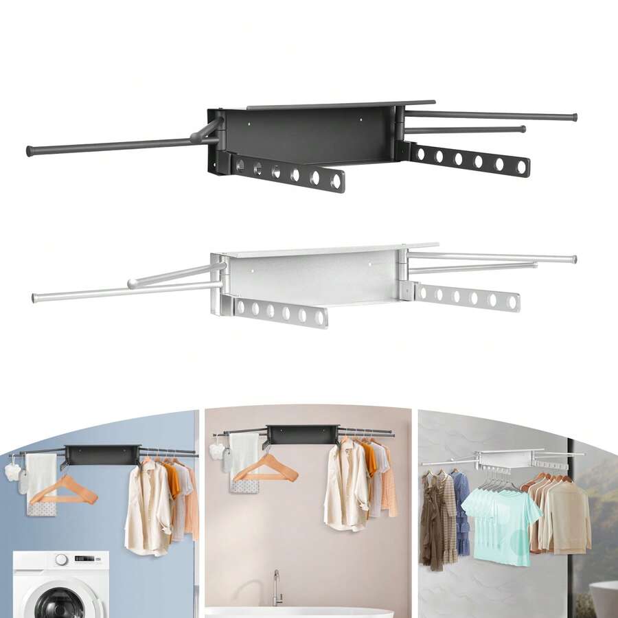 Telescopic Clothes Drying Racks - een maat - Bekijken 1