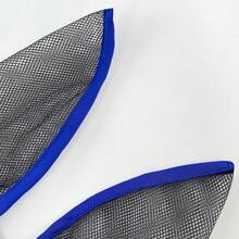 Breathable Mesh Equestrian Face Mask, Lightweight Elastic Horse Racing Face Protection Gear - Grey - View 8