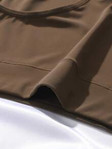 6pcs Plus Size Women Melon Color Breathable Comfortable High Waist Panties