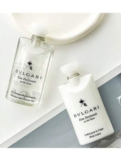 Bvlgari 40ml Travel Size Body Lotion And Shower Gel Set, Moisturizing And Nourishing, Skincare Travel Kit, 2-Piece Body Lotion And Shower Gel Set, 40ml Bottles, Nourishing, Portable, Bathing Set