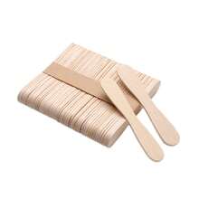 50/100/200Pcs Hair Removal Wax Wood Sticks Professional Disposable Applicators For Salon And Home Use Wax Spatula Applicator