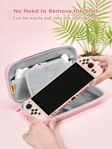 Ayotu 1 ốp bảo vệ họa tiết dâu tây, tương thích với Switch OLED/Switch NS/Switch Lite/Switch 2 (2025), vỏ cứng tích hợp giá đỡ và 10 khe cắm thẻ game, chống sốc, tiện lợi khi di chuyển, lý tưởng để bảo vệ máy chơi game và phụ kiện khỏi va đập và rơi rớt. - Nhiều màu - Xem 10
