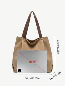 MIYIN Bolsa Tote Retrô com Estampa de Letras na Cor Cáqui, Bolsa Portátil com Zíper, Presente Ideal para Amigas, Bolsa Tote Portátil e Versátil para Professoras, Bolsa de Linho para Agradecimento às Professoras, Presente para Mulheres, Presente para o Dia das Professoras, Bolsa de Ombro Grande em Estilo Retrô, Presente Perfeito para Mulheres, Mães, Professoras, Amigas, Presente de Agradecimento às Professoras, Bolsa Ideal para Compras e Presentes de Fim de Ano para Profissionais, Perfeita para Escritório, Universidade, Trabalho, Negócios, Deslocamento Diário, Atividades ao Ar Livre, Viagens e Passeios.