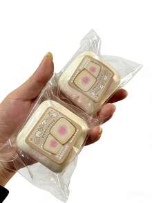 1个逼真食物造型软胶玩具，慢回弹挤压减压礼品，派对赠品 - 彩色 - 查看 24