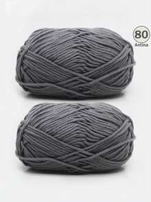 1/2支 5股混色乳白色腈纶纱线，50克/支，柔软多用途，中等粗细的乳白色纱线 - 非常适合手工编织、手工织造、DIY工艺品，可用于DIY钩编包、手提袋、围巾、帽子、毛衣、衣服、拖鞋、鞋子、玩偶、靠垫、钩编毯子、手工钩编项目、DIY小礼物、情人节礼物。