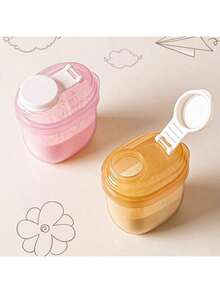 1 hộp đựng sữa bột công thức di động - Hộp đựng sữa bột tiện dụng khi đi du lịch, thích hợp cho việc cho bé bú mọi lúc mọi nơi, dùng được cả khi đi du lịch và ở nhà. - Nhiều màu 1 - Xem 7