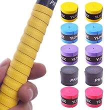 5 piezas Bandas de sudor para raqueta de tenis, Cintas de agarre para bádminton, Envolturas antideslizantes para caña de pescar, Bandas de envolver para mangos de equipos deportivos, Cintas de manillar absorbentes de sudor, Multifuncional y duradero - Multicolor - Ver 2