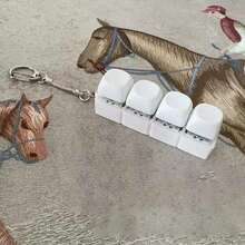 1pc Multi-Functional Keycap Keychain - 4/9 Key Press Toy, Adult Stress Relief, DIY Keyboard Clicker, Focus Entertainment