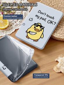Étui de protection "Ne pas toucher ma tablette", compatible avec Samsung Galaxy Tab/iPad, iPad 9e/8e/7e génération 10,2", nouvel iPad 10e génération, avec fonction de réveil/veille automatique, protection anti-chute sur les quatre coins - Multicolore - Voir 9