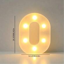 1pc 2025 Grad Illuminated Light Box Sign, Lights Up "2025 Grad" Text, Suitable For High School, College Graduation Party Decor - White - View 34