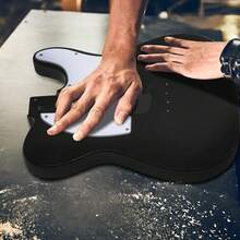 DIY 6 String TL Style Electric Guitar Kits With Mahogany Body, Maple Neck And Accessories Black - 預設 - 查看 5