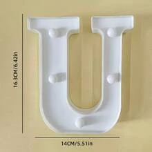 1件 16cm 暖光字母燈，桌面裝飾燈，字母 A-Z 數字 0-9 發光造型燈，適用於婚禮、求婚、生日派對、聖誕裝飾、居家室內裝飾、婚禮裝飾 [不含電池] - 字母燈 - 查看 15