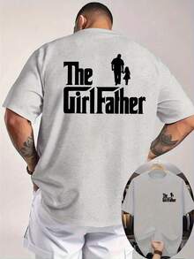 New Summer Men'S Casual Short-Sleeve-Shirt With Ribbed Round Neck, Featuring Prints On Both Front And Back.Made From Knitted Fabric, It Is Refreshing And Comfortable, Outdoor Activities. - Grey - View 6