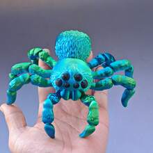 1 tượng nhện lớn nhiều màu sắc, vật trang trí để bàn, quà tặng ngày lễ - Nhiều màu - Xem 10