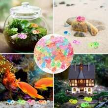 100 قطعة من الزخارف الفسفورية ثلاثية الأبعاد على شكل سلاحف البحر - ألوان زاهية ، زخارف بلاستيكية شبه شفافة ، مناسبة للأعمال اليدوية ، هدايا الحفلات ، وأحداث ذات موضوع الشاطئ - متعدد الألوان - مشاهدة 4