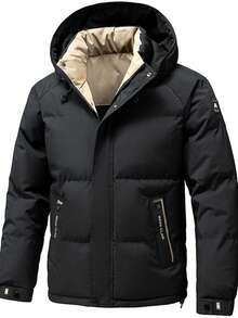 Men Down Coats - Black - View 10