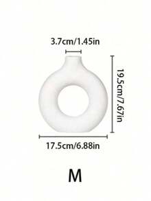 1 Stück weiße Kunststoffvase, künstliche getrocknete Blumenvase, moderne minimalistische Heimdekoration, Tischdekoration, Geschenk zum Valentinstag, Geburtstag, Abschluss, Raumdekoration, Glasvase - Beige - Übersicht 11