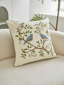 1 件装立体花卉刺绣抱枕套，适用于客厅、卧室、派对、沙发等各种环境，四季皆宜 - 彩色 - 查看 5