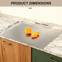 304 Stainless Steel Cutting Board Butcher Block Household Rolling Board Kitchen Supplies, Food Preparation, Meal Prep Tools, Modern Cutting Surface, Sleek Kitchen Tool, Rustresistant Material, Easy To Clean, Versatile Cutting Mat, Kitchen Work Surface, Culinary Students, Home Chefs - 銀色 - 查看 9