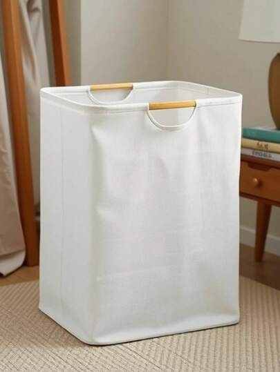 1 pieza Cesta para ropa sucia, cesto de lavandería plegable de tela con asa para dormitorio y baño, cesta de almacenamiento plegable de gran capacidad para juguetes