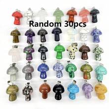 5/10/20/30/40颗装多色天然石吊坠 - 各种不对称形状的宝石珠子，石英月光石饰品 - 适用于DIY珠宝制作，手链，项链，耳环，珠宝制作珠子 - 彩色 - 查看 20