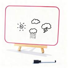 hoojojo 1块可擦写A3/A4尺寸磁性白板，干擦绘图板，适用于教学、家庭留言、课堂记录，经久耐用，是节日礼物、办公用品的理想之选，也适用于家庭、教室、办公室等场所。