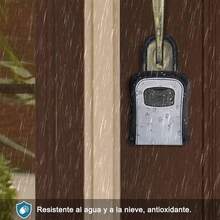 AXIDUN Caja para Llaves , Caja de  para Llaves ,guarda llaves Rueda de Código de 4 Dígitos, Da?o Impermeable y Violento, Adecuado para el Hogar, Fábrica,etc - albaricoque - Ver 5