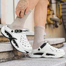 Dép xăng đan nam thời trang, đế dày, thoáng khí, nhẹ, kiểu dáng casual (Khuyến nghị đặt mua lớn hơn một size) - trắng - Xem 6