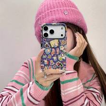 Funda de Teléfono de Doble Propósito SamsungA Compatible con iPhone 17 Pro Max, 16 Pro, 15, 14, 13, 11, 12, XS, 8 Plus y 7 - Presenta un Diseño Brillante 2 en 1. - Blanco - Ver 5