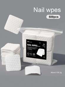 新款可重复使用卸甲棉片，节水、不掉屑、可清洗，适用于卸除指甲油和凝胶，美甲护理工具 - 彩色 - 查看 10