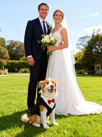 Pet Formal Wear For Valentine's Day And Weddings, Warm Winter Outfits For Large Dogs And Golden Retrievers, New Autumn/Winter Series, Corgi And Cat Sets, Pet Formal Attire, Cat Clothing, Dog Supplies, Suitable For Various Cat And Dog Sizes