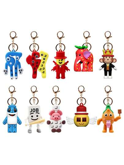 1个“偷走脑腐”钥匙扣，游戏玩具，造型奇特有趣，适合周边产品爱好者作为礼物或装饰礼品。